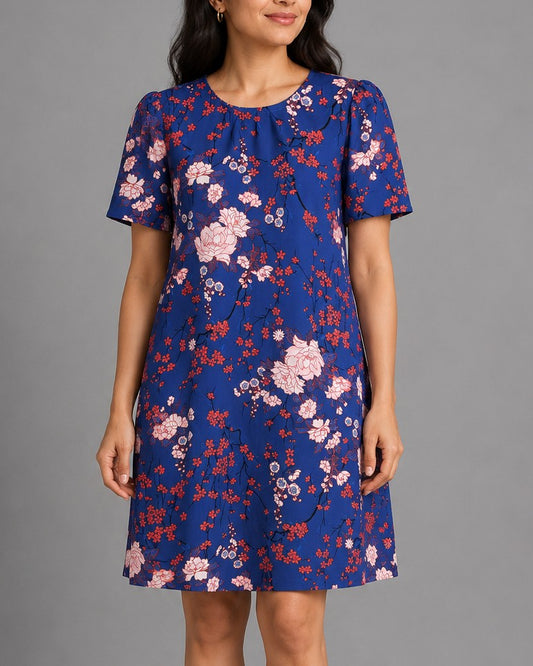 Forever 21 Blue Floral Dress