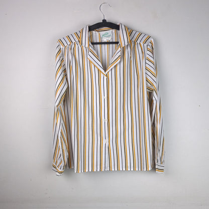 Striped Button-Up Shirt