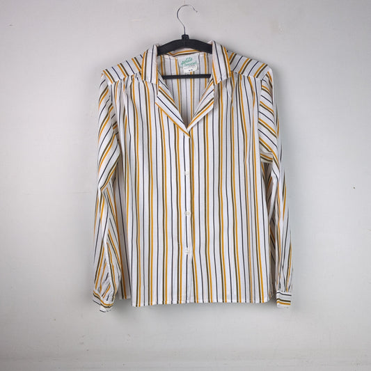 Striped Button-Up Shirt
