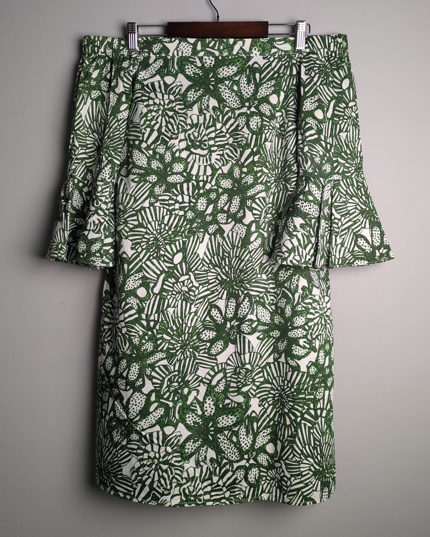H&M Green Floral Dress