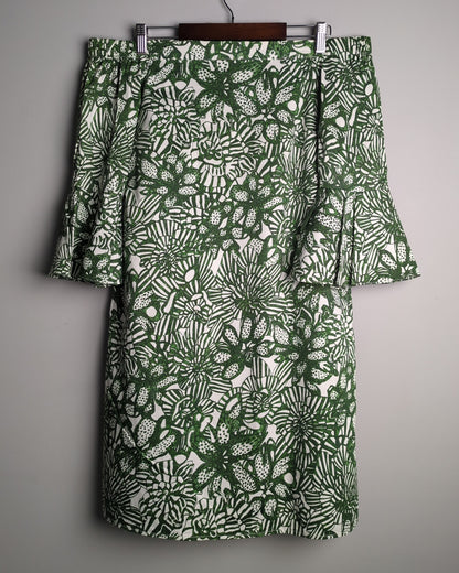 H&M Green Floral Dress