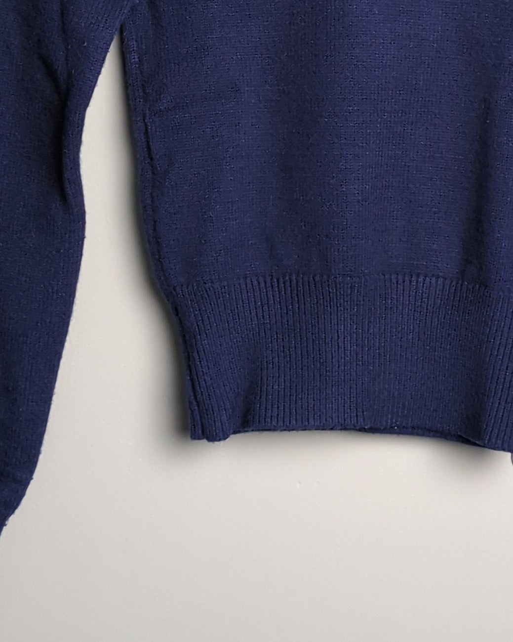 Zara Blue Mock Sweater