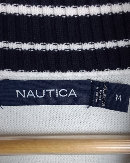 Nautica White Quarter Zip