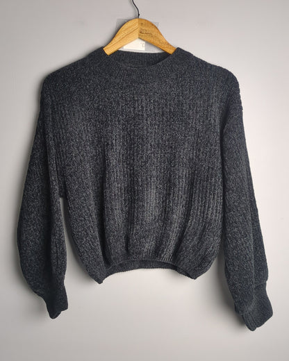 Urbanic Gray Ribbed Sweater