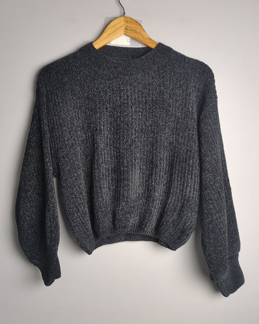 Urbanic Gray Ribbed Sweater
