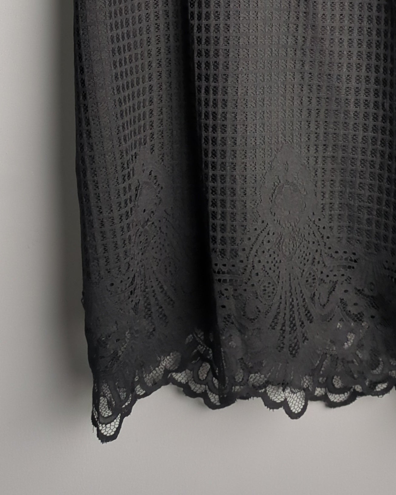 Topshop Black Lace Dress