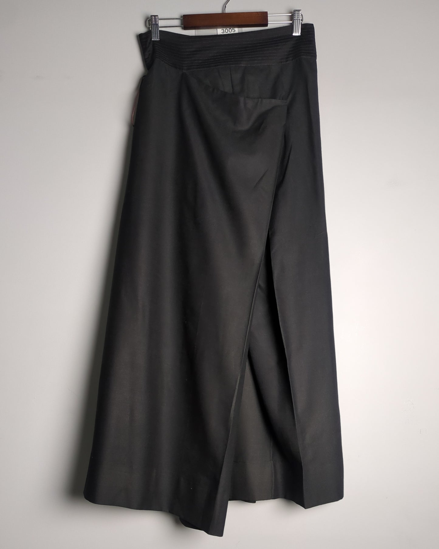 Payal Khandwala Black Wrap Skirt