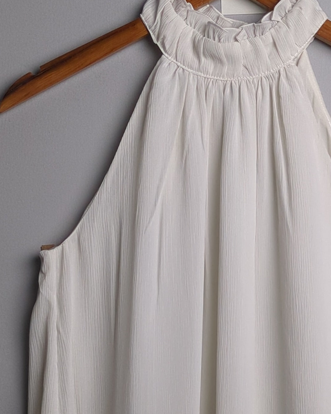 H&M White Halter Top