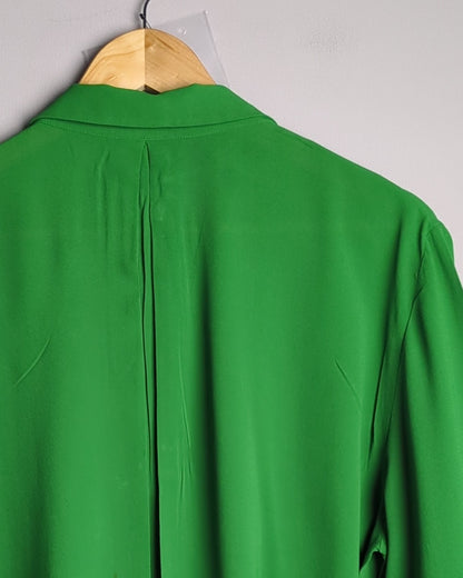 Arket Green Collared Blouse