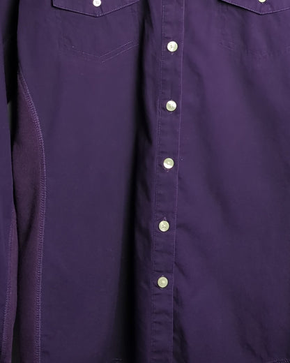 Converse Purple Button Shirt