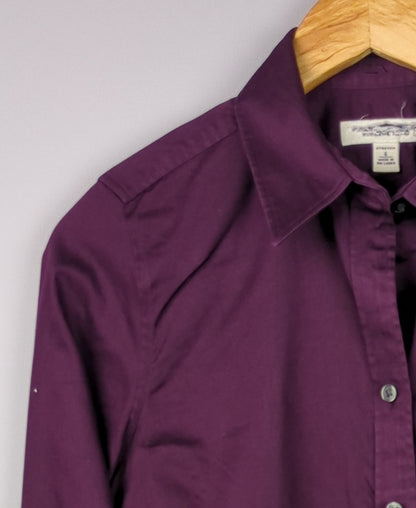 Plum Button-Down