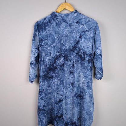 Tie Dye Button Up Kurti