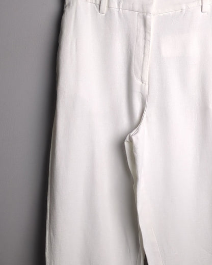 H.M White Casual Trousers