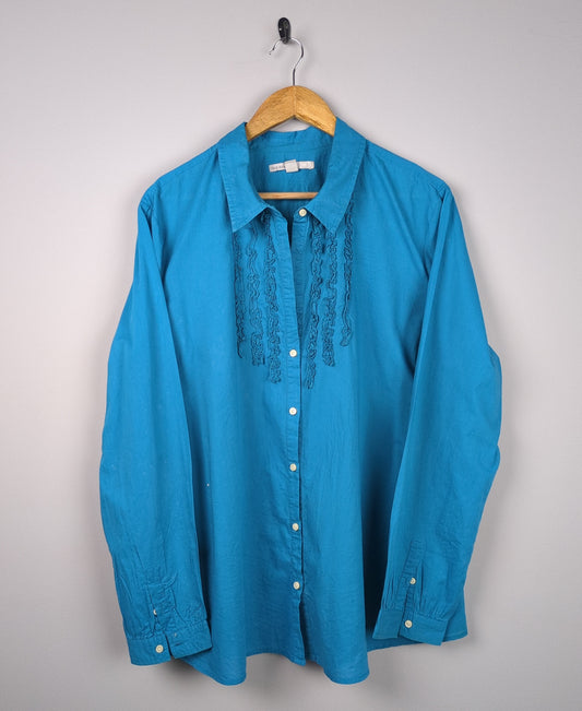 Turquoise Ruffle