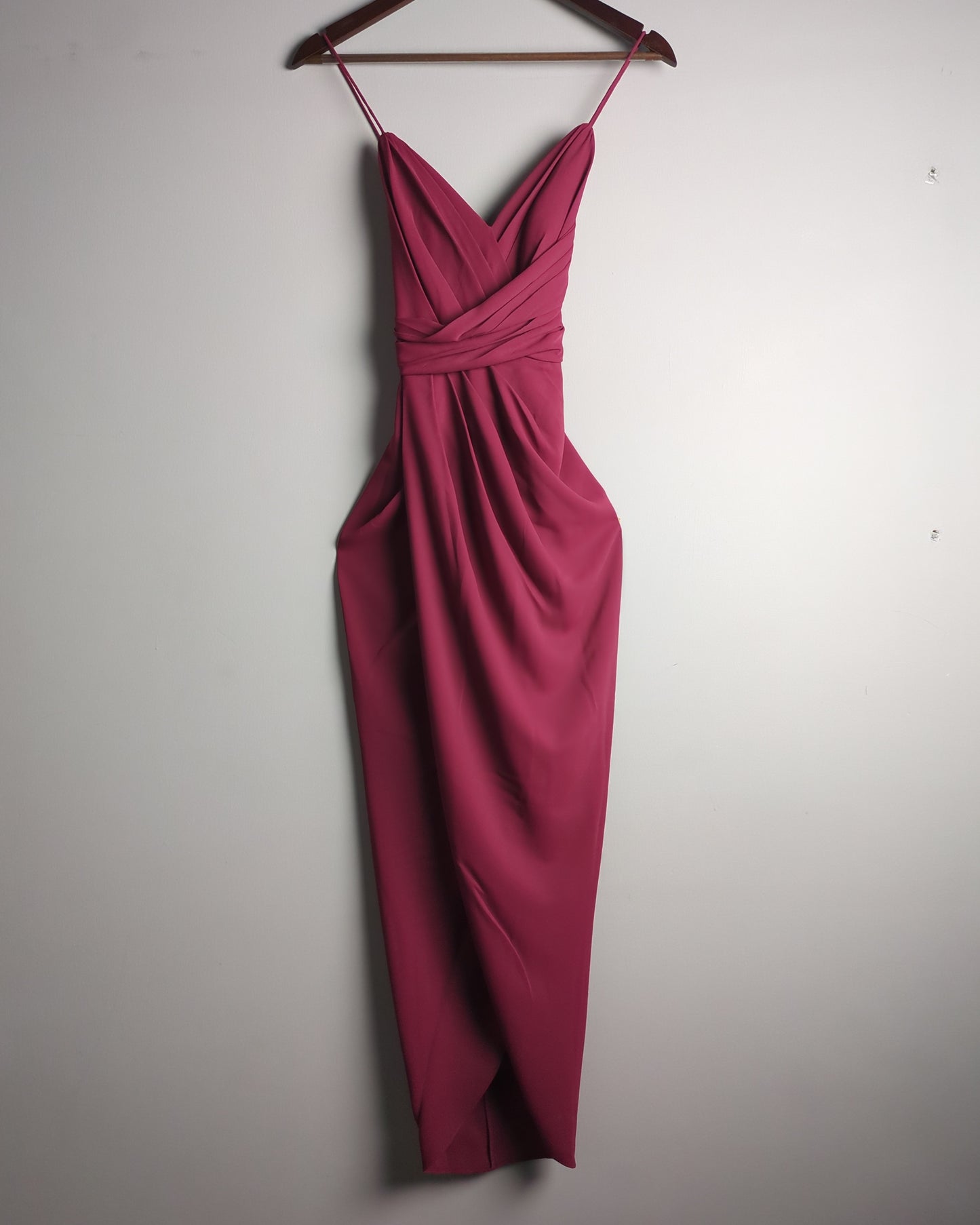 Forever New Wine Wrap Dress