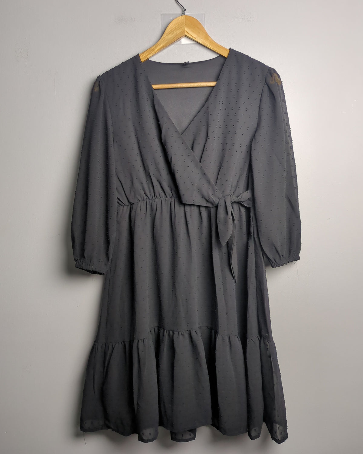Rio Black Wrap Dress