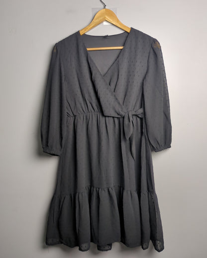 Rio Black Wrap Dress