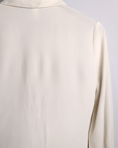 H&M Beige Buttoned Blouse