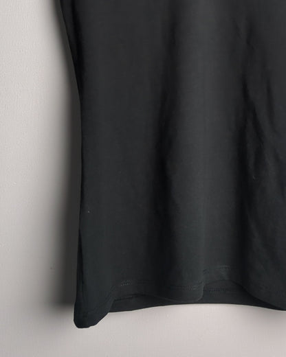 Zara Black V-Neck T-Shirt