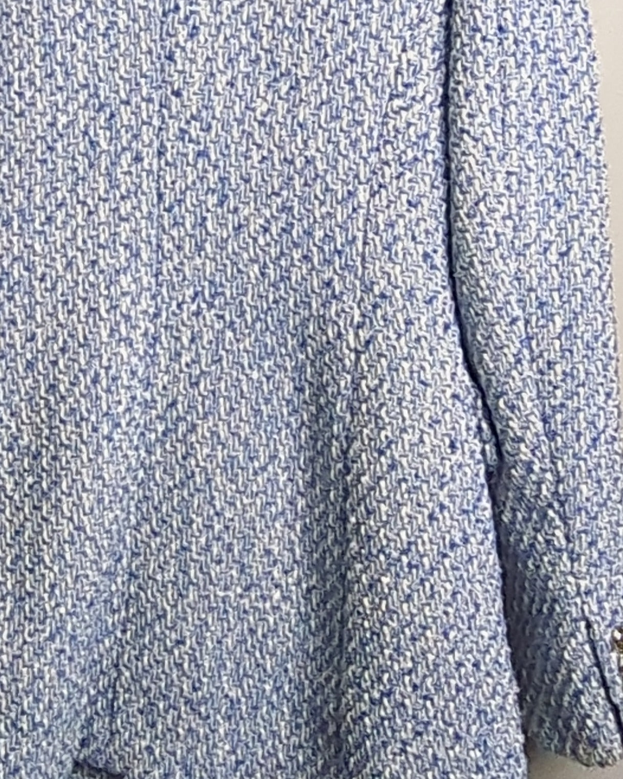 Zara Blue Tweed Blazer