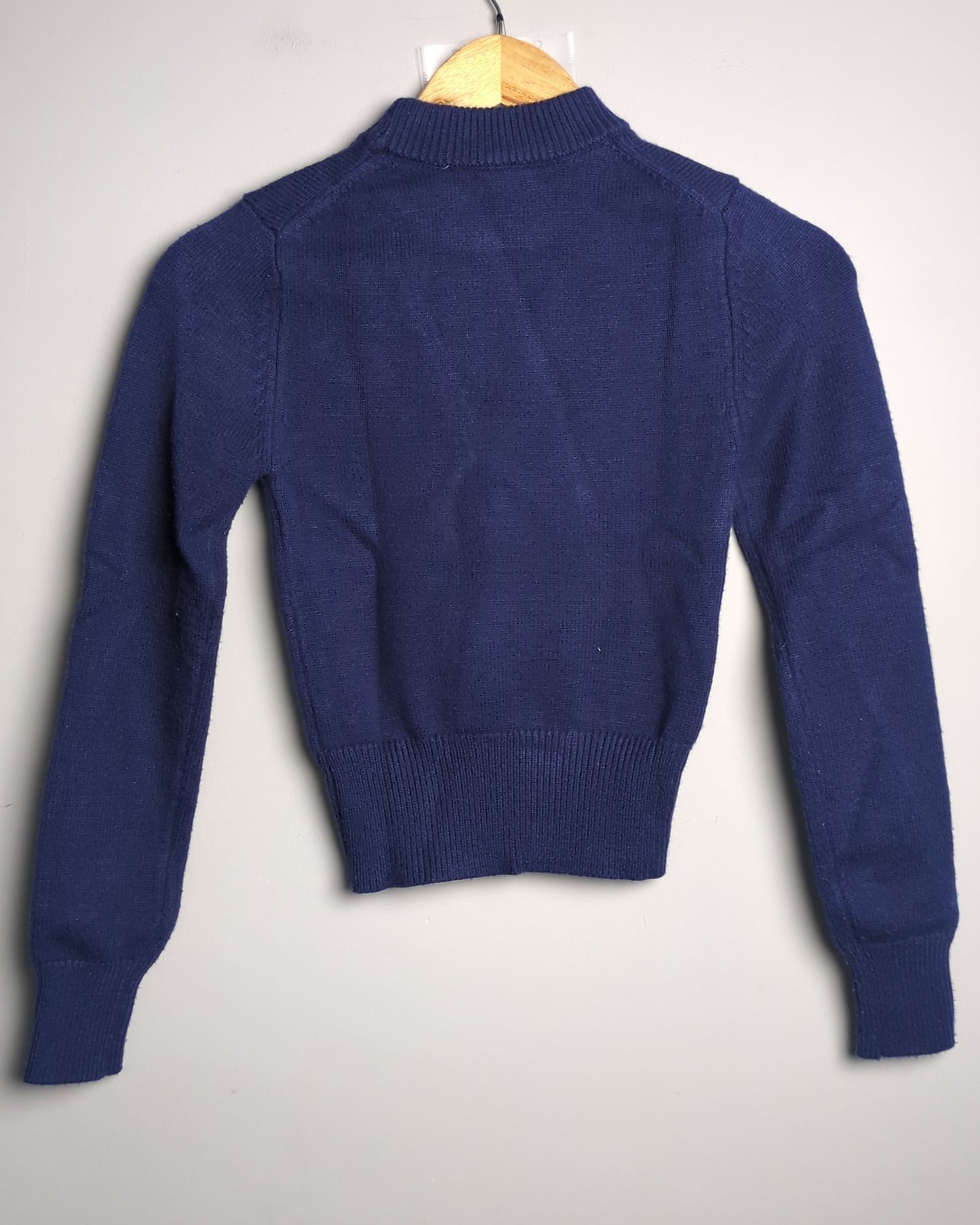 Zara Blue Mock Sweater