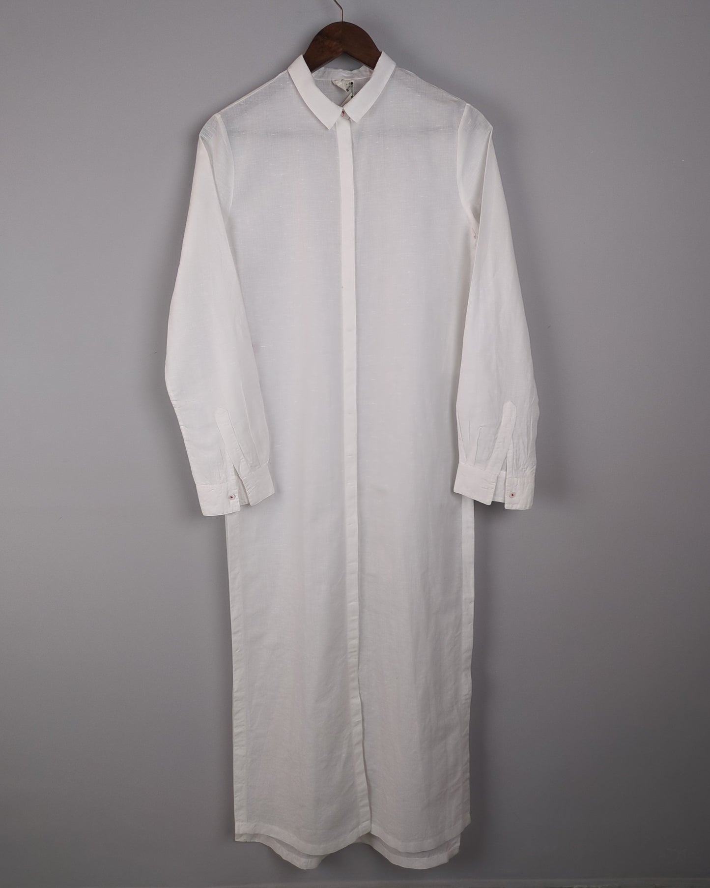 Nicobar White Long Cotton Kurta