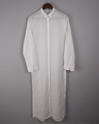 Nicobar White Long Cotton Kurta