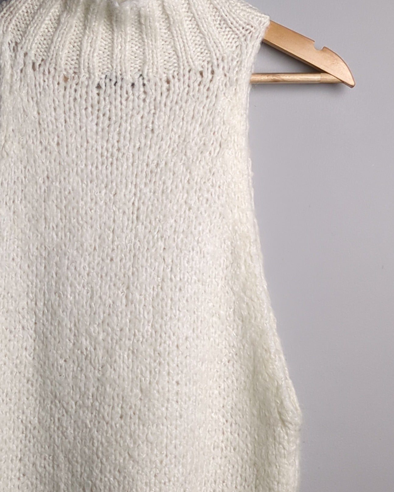 Zara White Knitted Tank