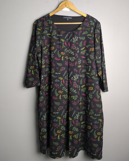 Project Eve Black Floral Dress