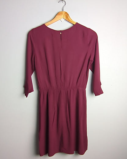 H&M Wine Shift Dress