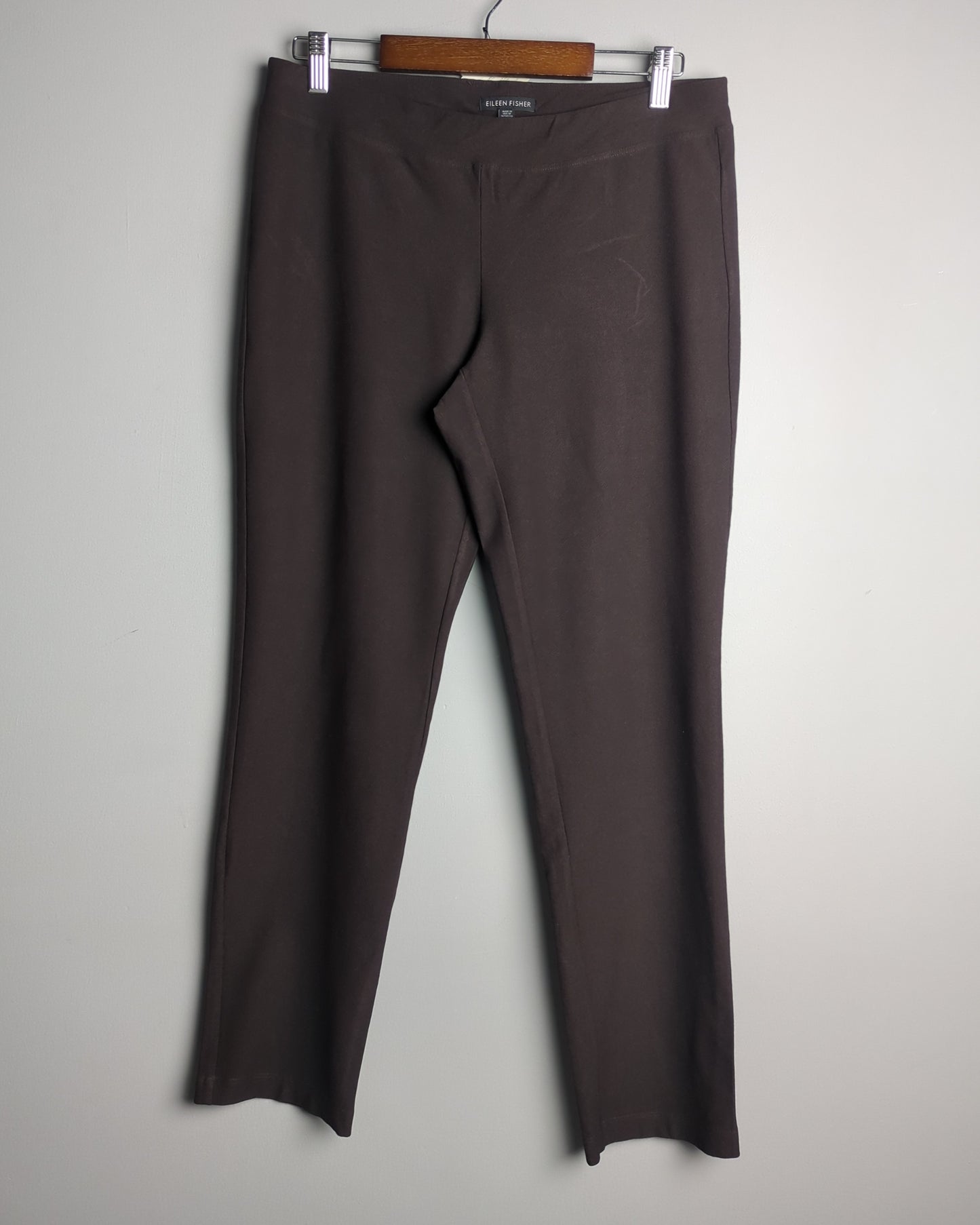 Allen Fisher Brown Stretch Leggings