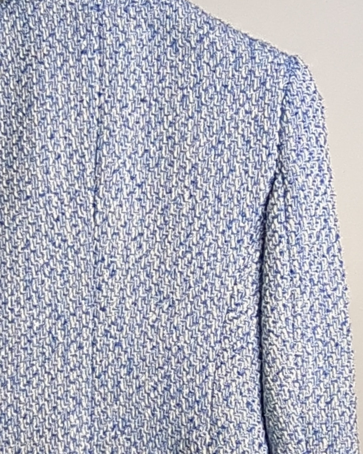 Zara Blue Tweed Blazer