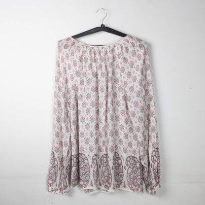 Printed Long Sleeve Blouse