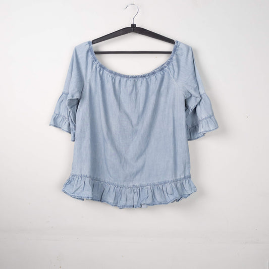 Off Shoulder Ruffle Top