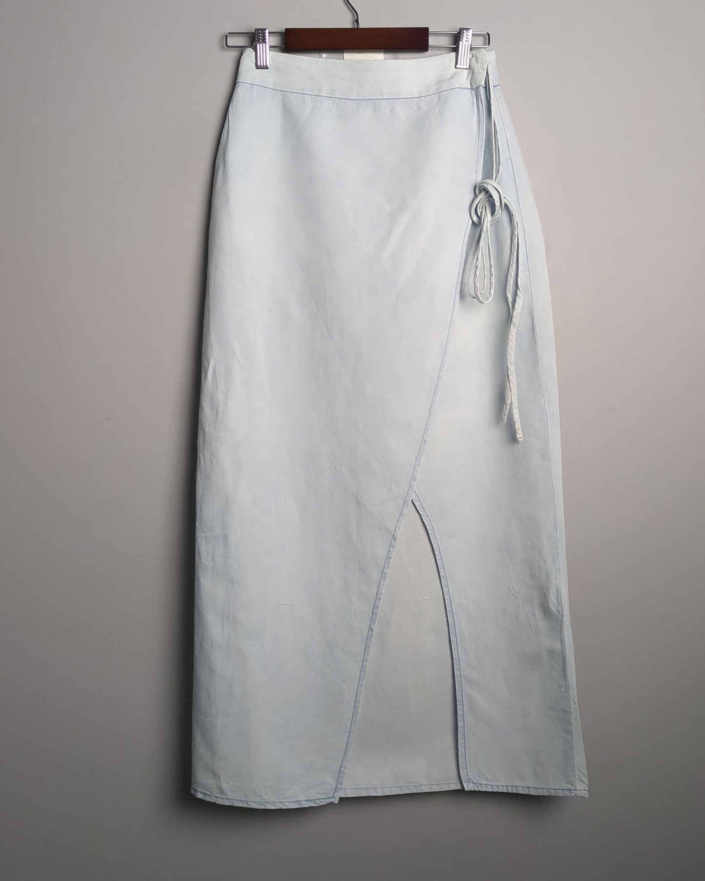 Zara Blue Wrap Skirt