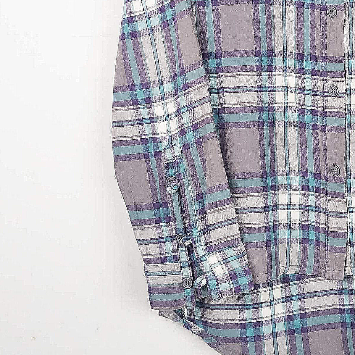 Plaid Button-Up Shirt