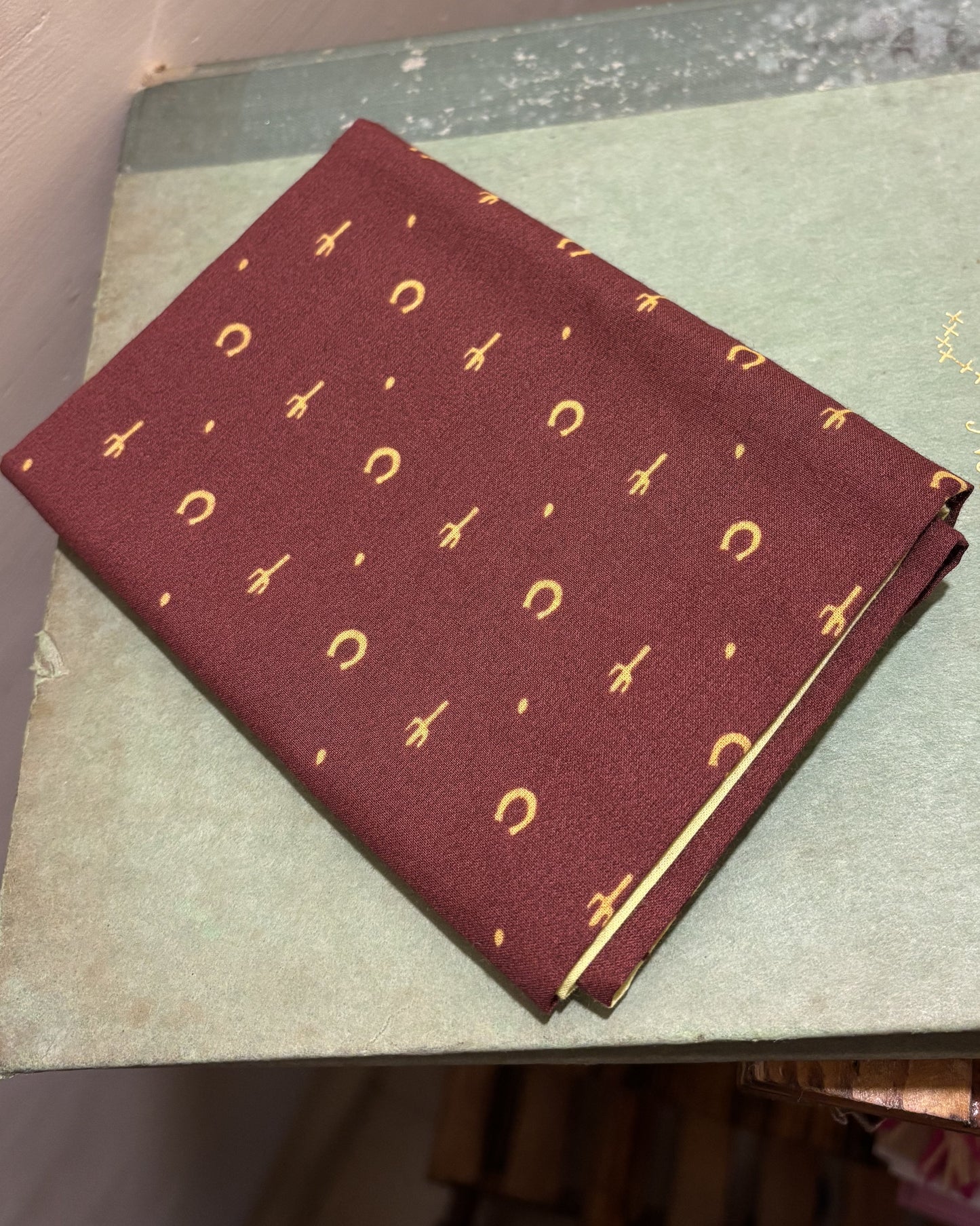 Wine Horseshoe Bandana