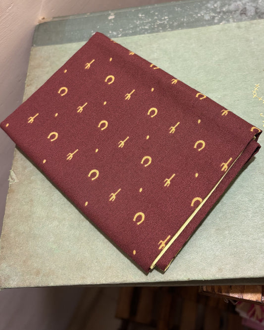 Wine Horseshoe Bandana