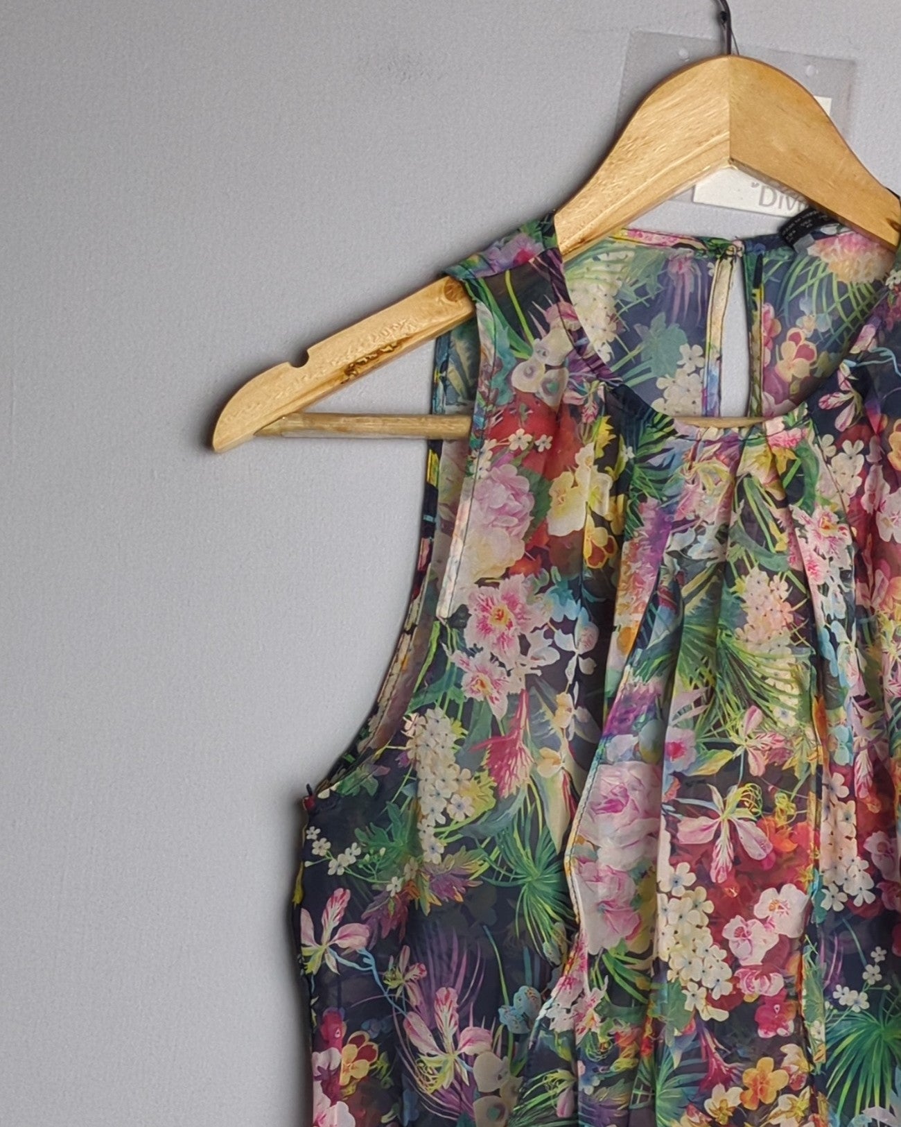 Zara Blue Floral Dress