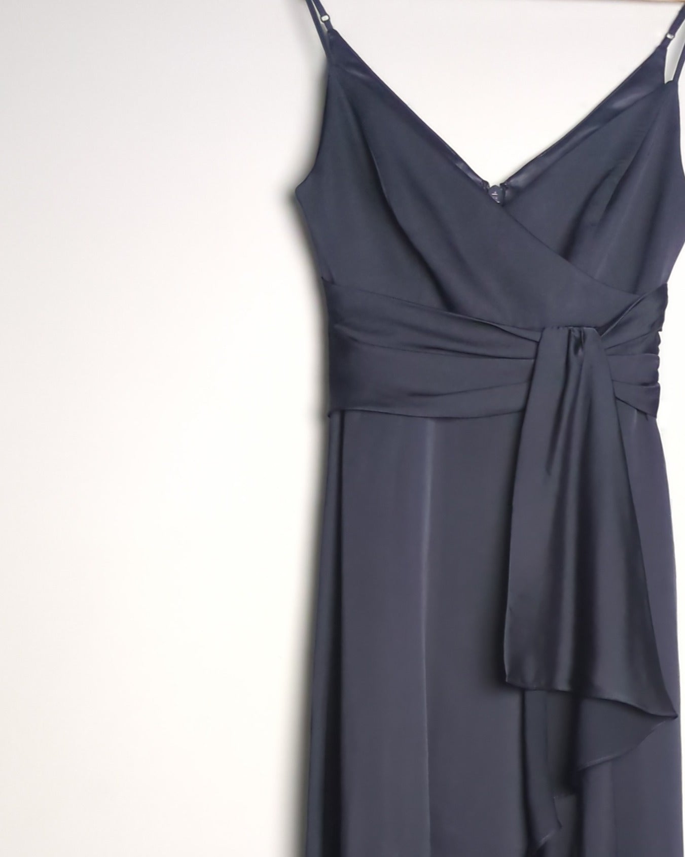 Forever New Blue Satin Dress