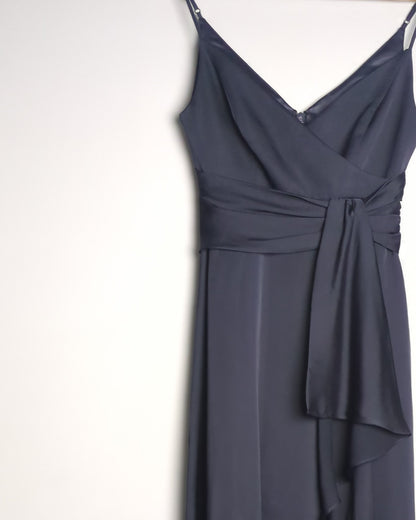 Forever New Blue Satin Dress