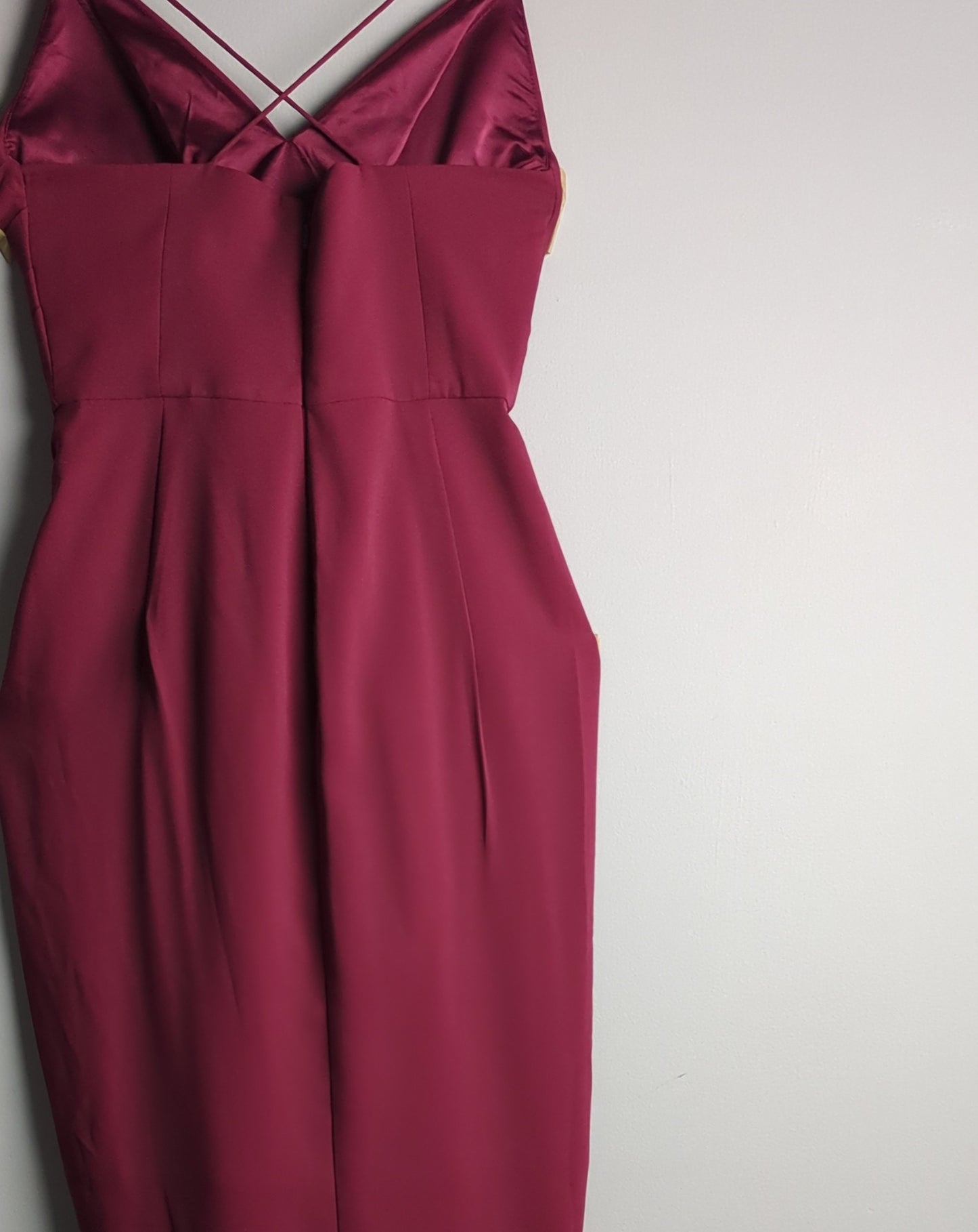Forever New Wine Wrap Dress