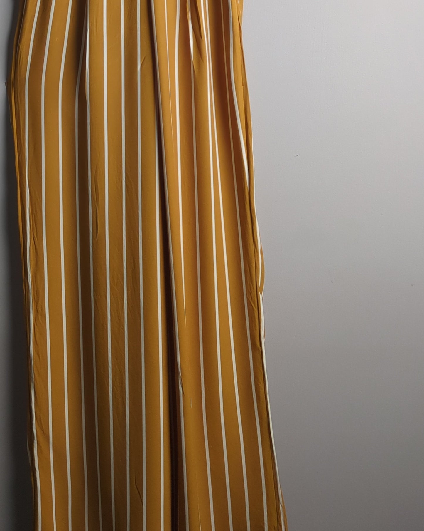 Forever New Brown Striped Jumpsuit