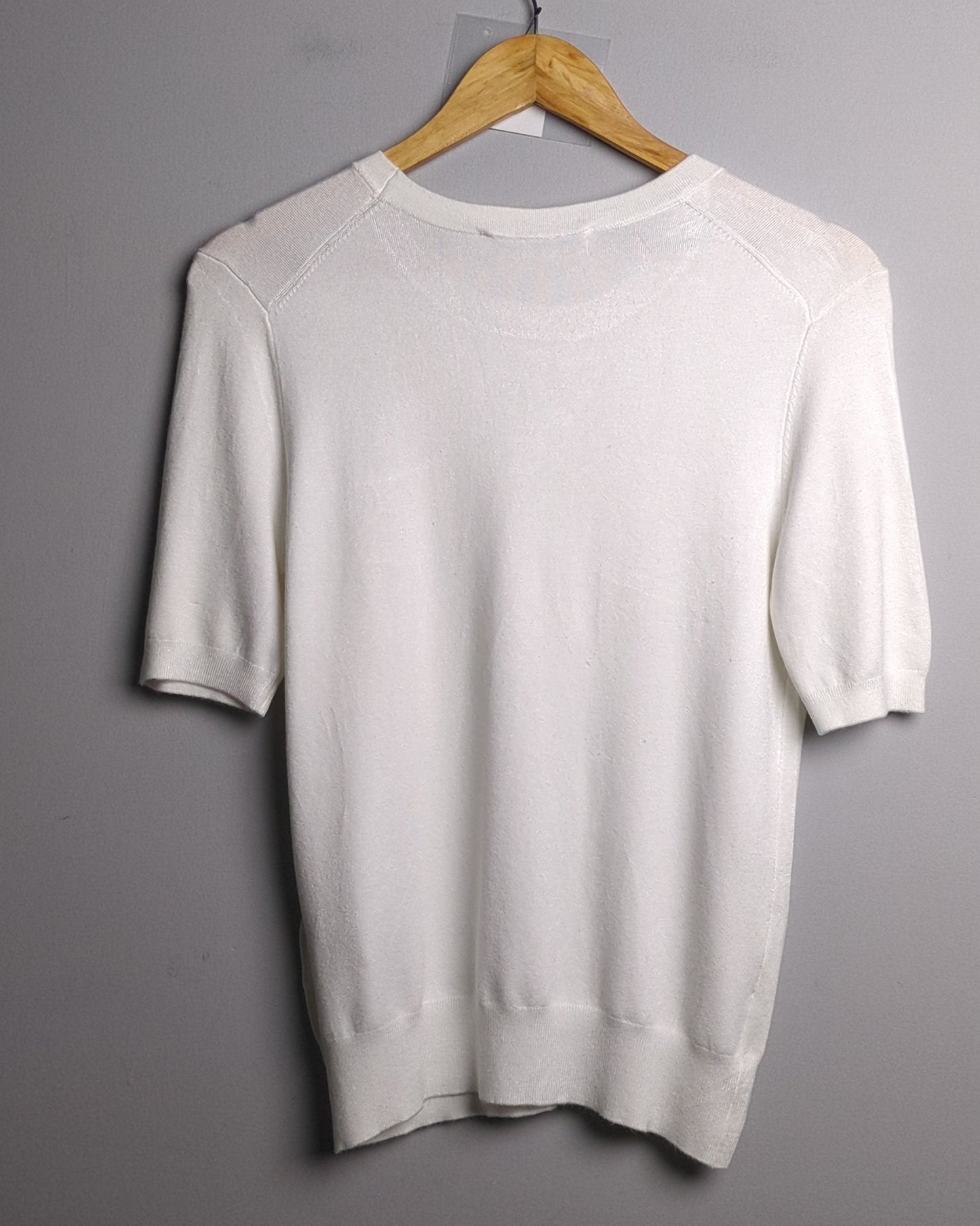 Zara White Knit Sweater