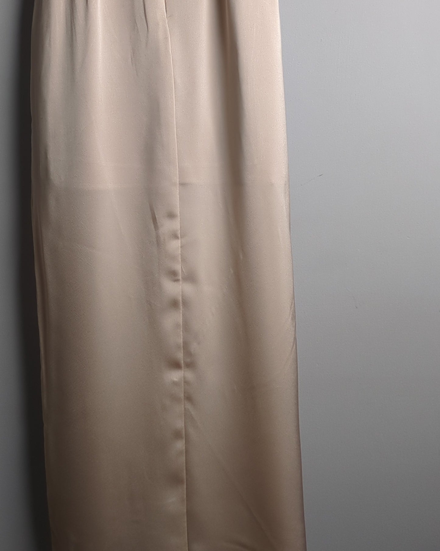 Forever New Beige Satin Dress