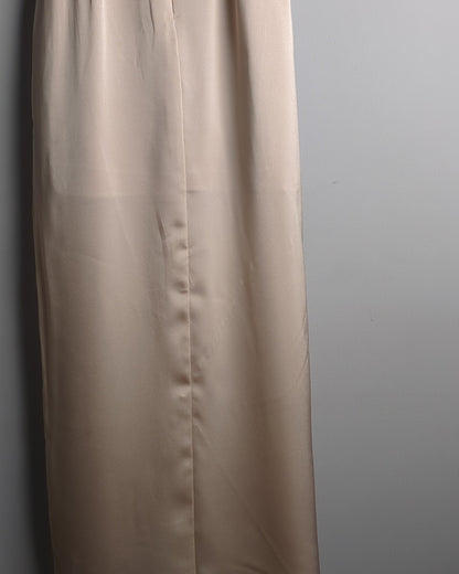 Forever New Beige Satin Dress