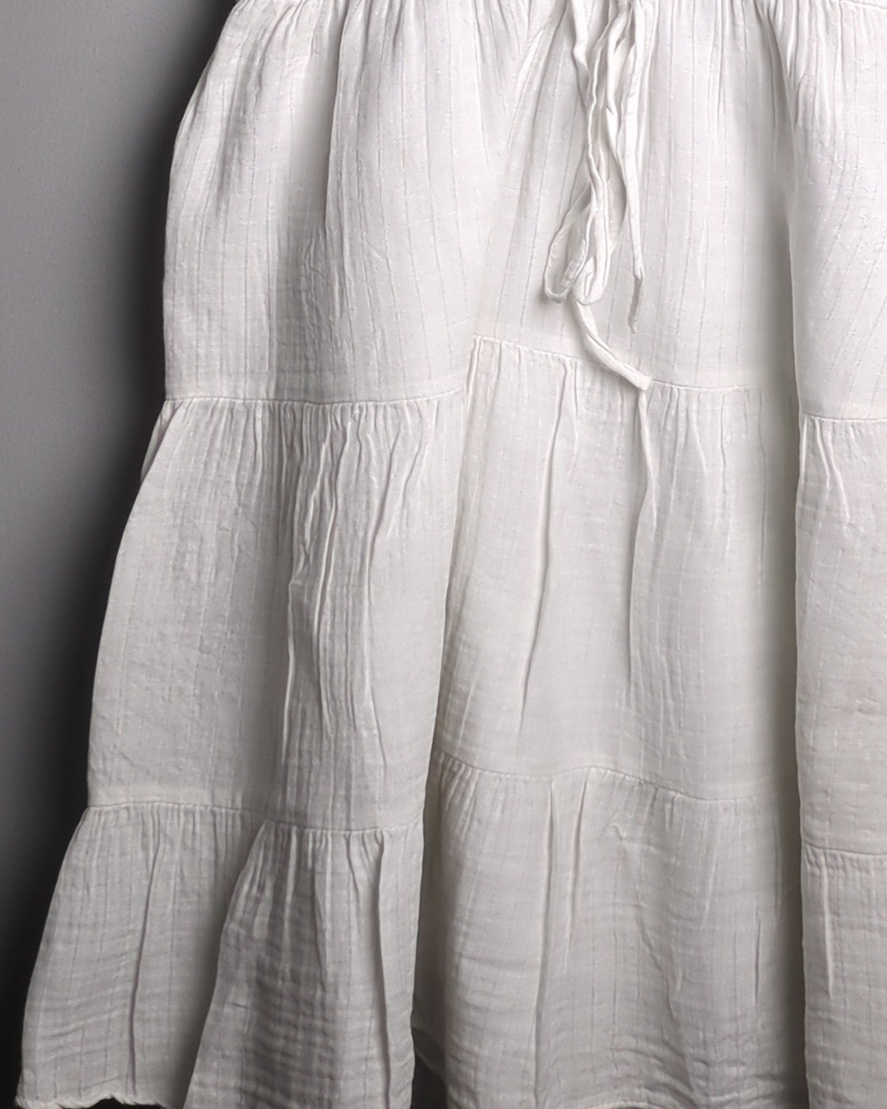 Zara White Tiered Cami