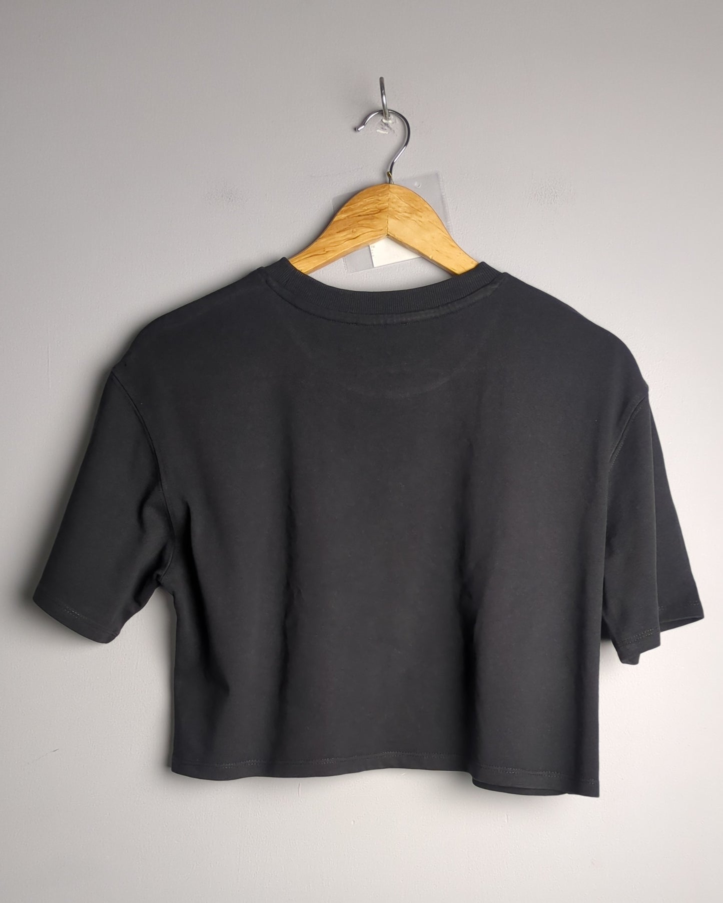 Zara Gray Crop T-Shirt