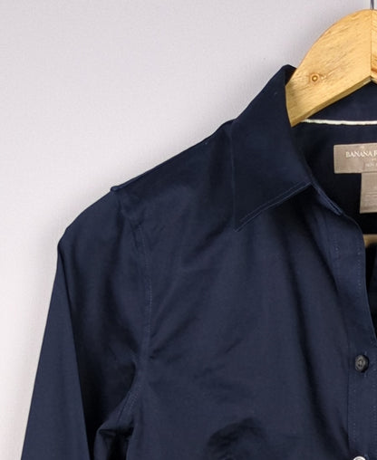 Navy Button-Down