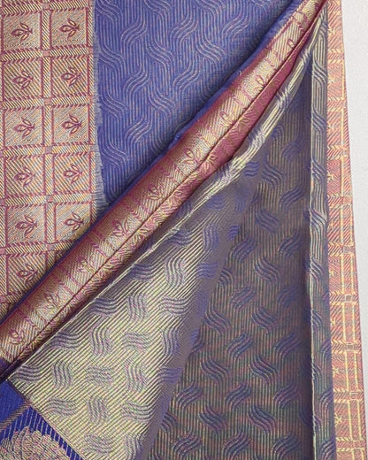 Blue Silk Saree